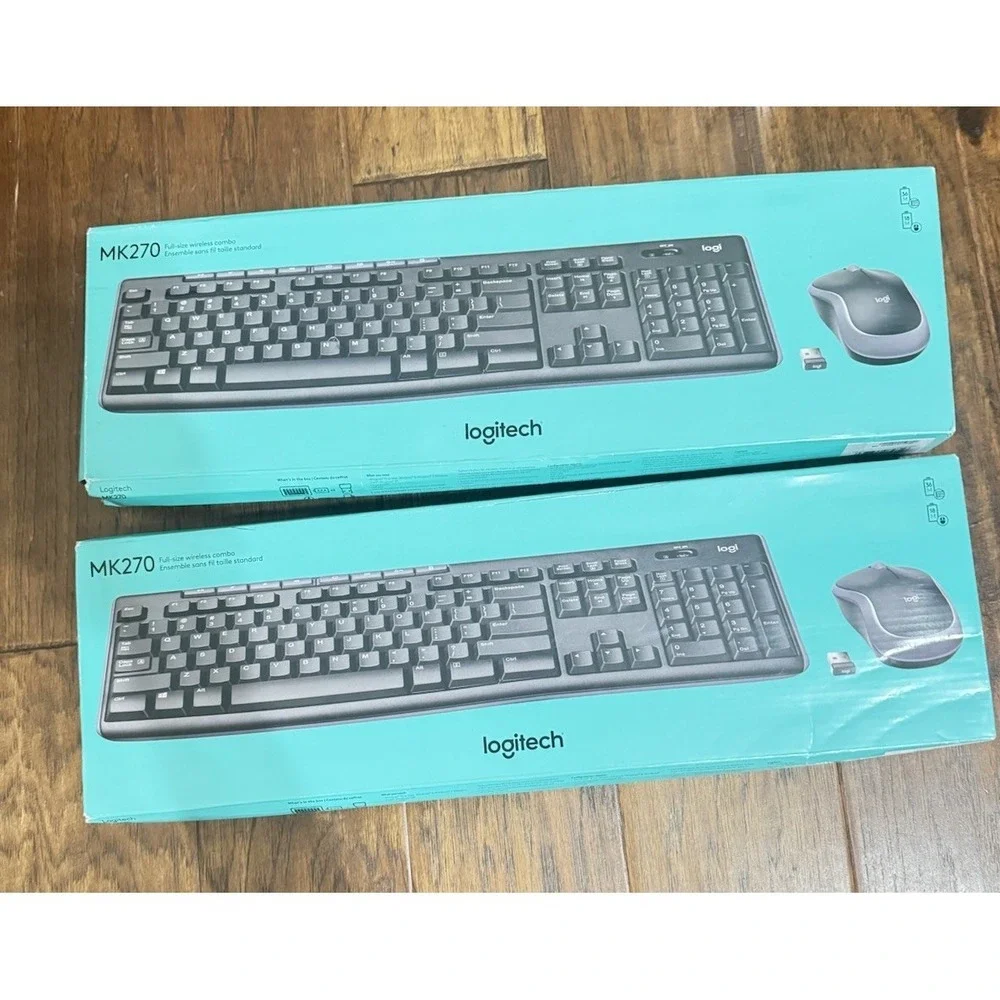 2*‎ Logitech MK270 Wireless Keyboard and Mouse Combo (920-004536)